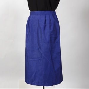 The Stunning Indigo Vintage Pencil Skirt